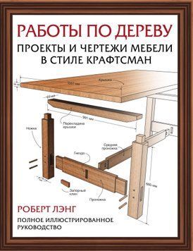 Работы по дереву. Проекты и чертежи мебели в стиле крафтсман 1869611 фото