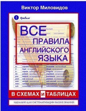 Все правила английского языка в схемах и таблицах (Миловидов В. А.) 7754 фото