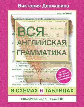 Вся английская грамматика в схемах и таблицах. Справочник для 5-9 классов 8601612 фото