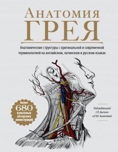 Анатомія Ґрея. Анатомічні структури з оригінальною та сучасною термінологією англійською, латинською та російською мовами 21610 фото